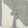 Couverture polaire doublée vert de gris
