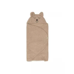 Couverture portefeuille bear bouclette biscuit