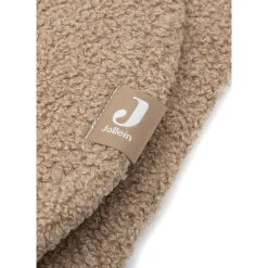 Couverture portefeuille bear bouclette biscuit