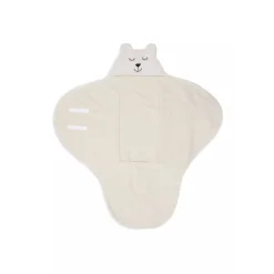 Couverture portefeuille bear bouclette oatmeal