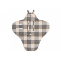 Couverture portefeuille câline bunny check bouclette