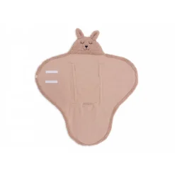 Couverture portefeuille câline bunny wild rose