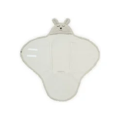Couverture portefeuille câline bunny nougat