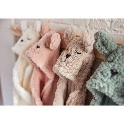Couverture portefeuille câline bunny nougat