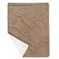 Couverture supersoft wavy 75x100cm moka