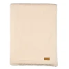Couverture supersoft 75x100cm teddy bouclette ecru