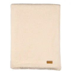 Couverture supersoft 75x100cm teddy bouclette ecru