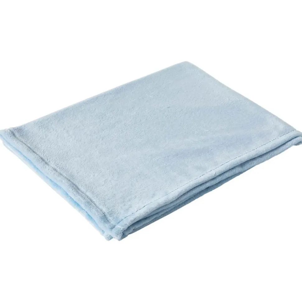 Couverture 75 x 100 cm - bleue