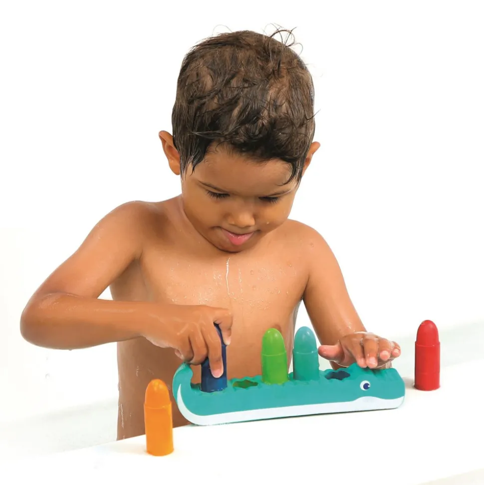 5 crayons de bain