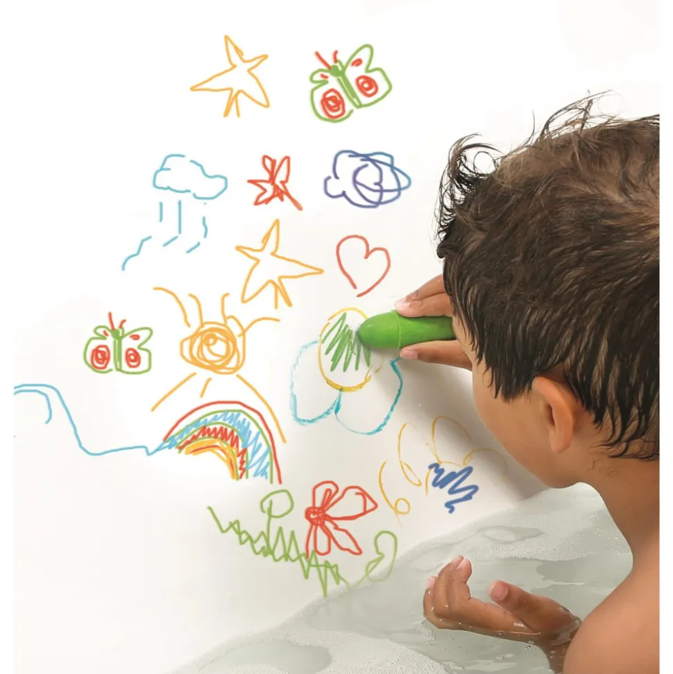 5 crayons de bain