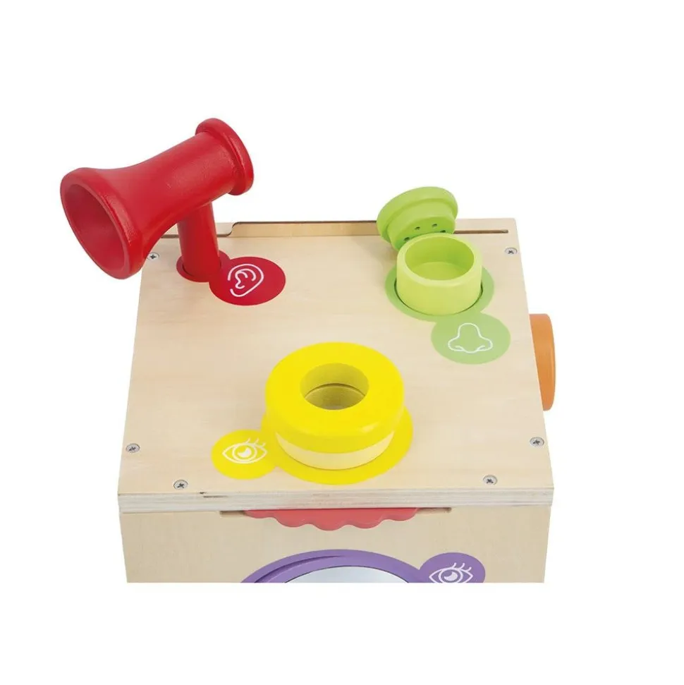 Cube d'activités boîte sensorielle pour enfant