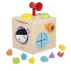 Cube d'activités boîte sensorielle pour enfant