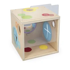 Cube d'activités boîte sensorielle pour enfant