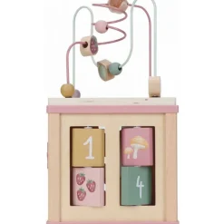 Cube d'activités en bois fsc - fairy garden