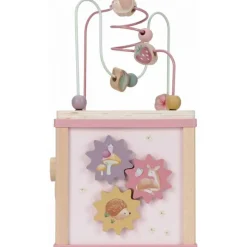 Cube d'activités en bois fsc - fairy garden