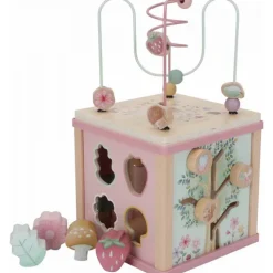 Cube d'activités en bois fsc - fairy garden
