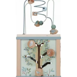 Cube d'activités en bois fsc - forest friends