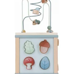 Cube d'activités en bois fsc - forest friends