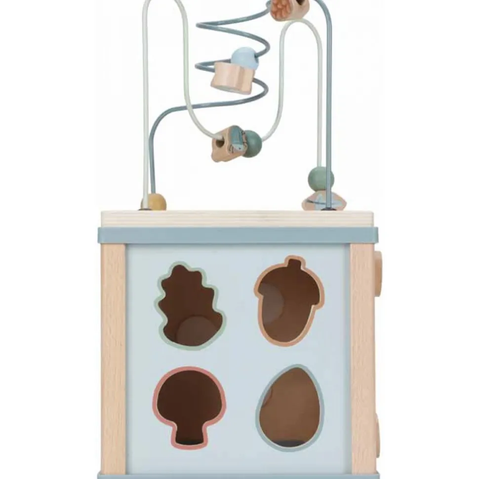 Cube d'activités en bois fsc - forest friends
