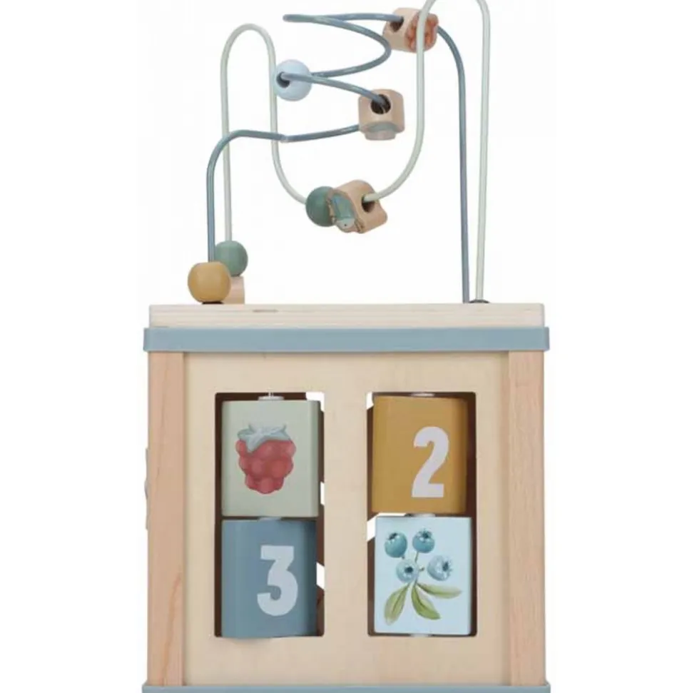 Cube d'activités en bois fsc - forest friends
