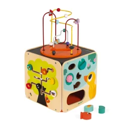 Cube d'activités géant en bois maxi looping