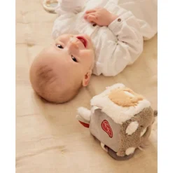 Cube d'activités sensoriel fluffy / orso & lily en veloudoux