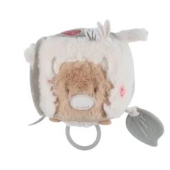 Cube d'activités sensoriel fluffy / orso & lily en veloudoux