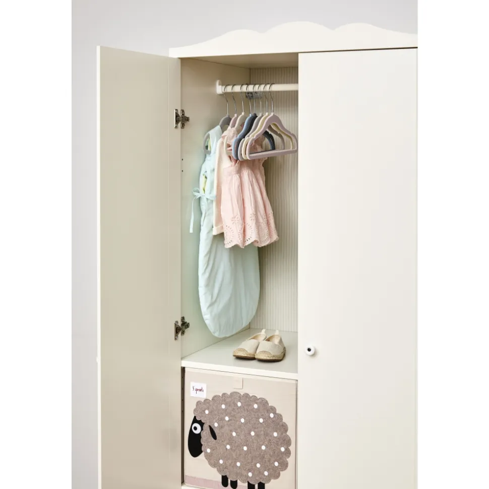 Cube de rangement chouette 33 x 33 cm