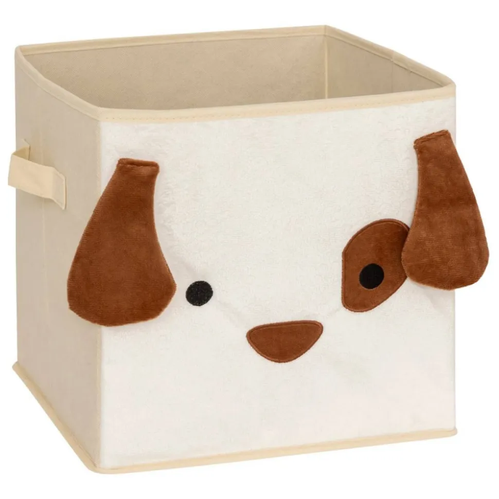 Cube de rangement 29x29 cm chien