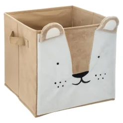 Cube de rangement 29x29 cm lion