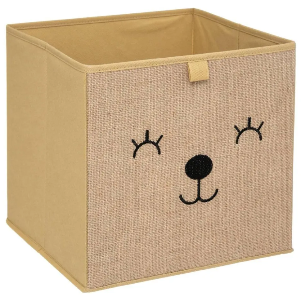 Cube de rangement 29x29 cm ourson