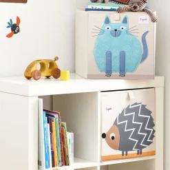 Cube de rangement yéti 33 x 33 cm