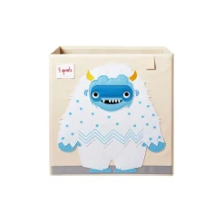 Cube de rangement yéti 33 x 33 cm