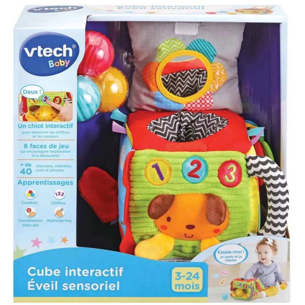 Cube interactif éveil sensoriel