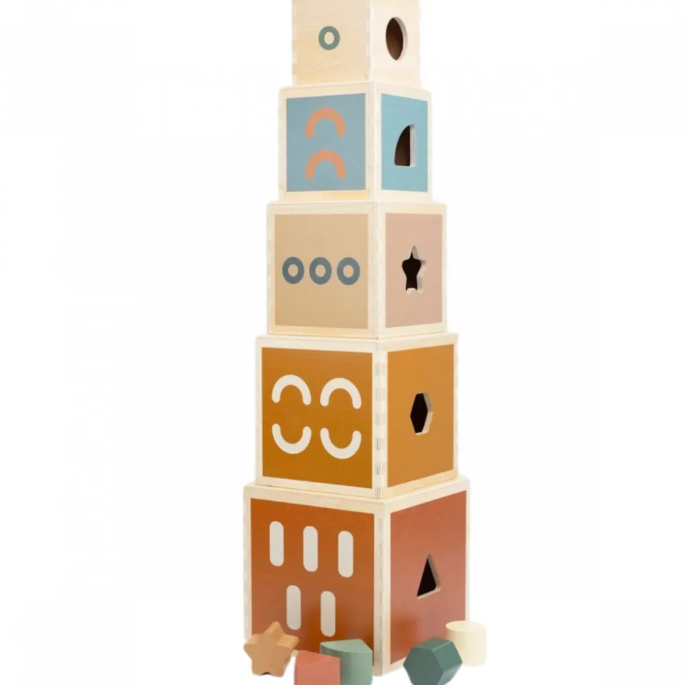 Cubes empilables en bois fsc