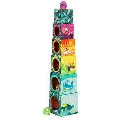 Cubes à empiler dans la jungle