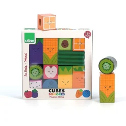 Cubes sonores fruits et légumes andy westface