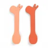 Cuillère silicone lot de 2 lalee papaye