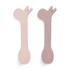 Cuillère silicone lot de 2 lalee rose