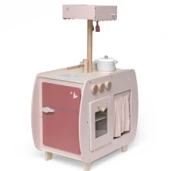 Cuisine en bois - rose