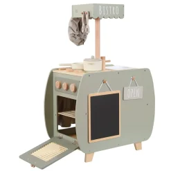 Cuisine en bois - vert olive