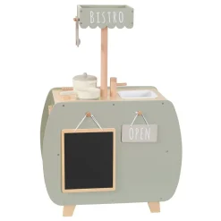 Cuisine en bois - vert olive