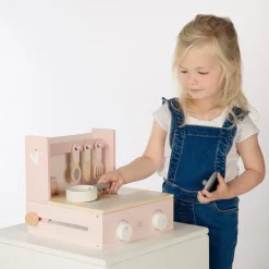 Cuisine pliable en bois - rose
