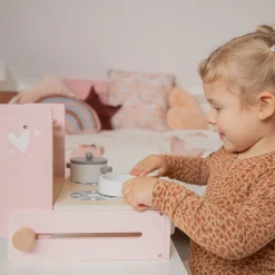 Cuisine pliable en bois - rose