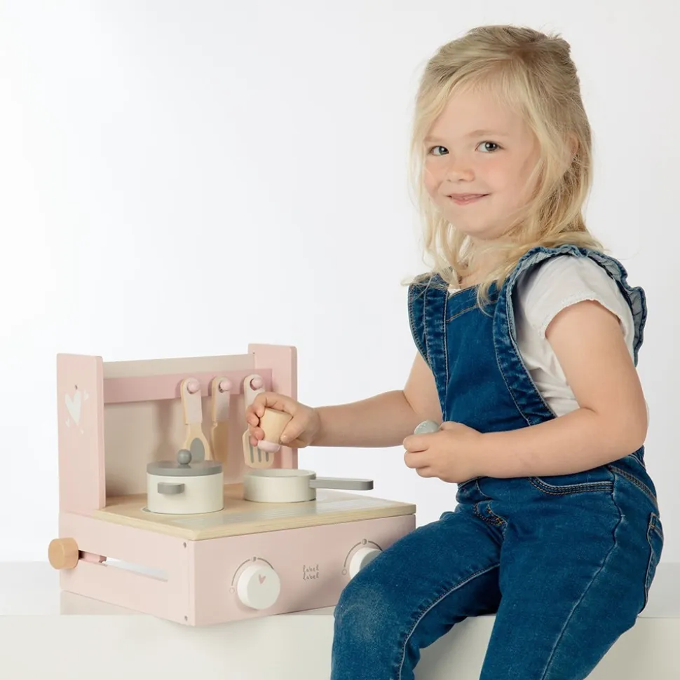 Cuisine pliable en bois - rose