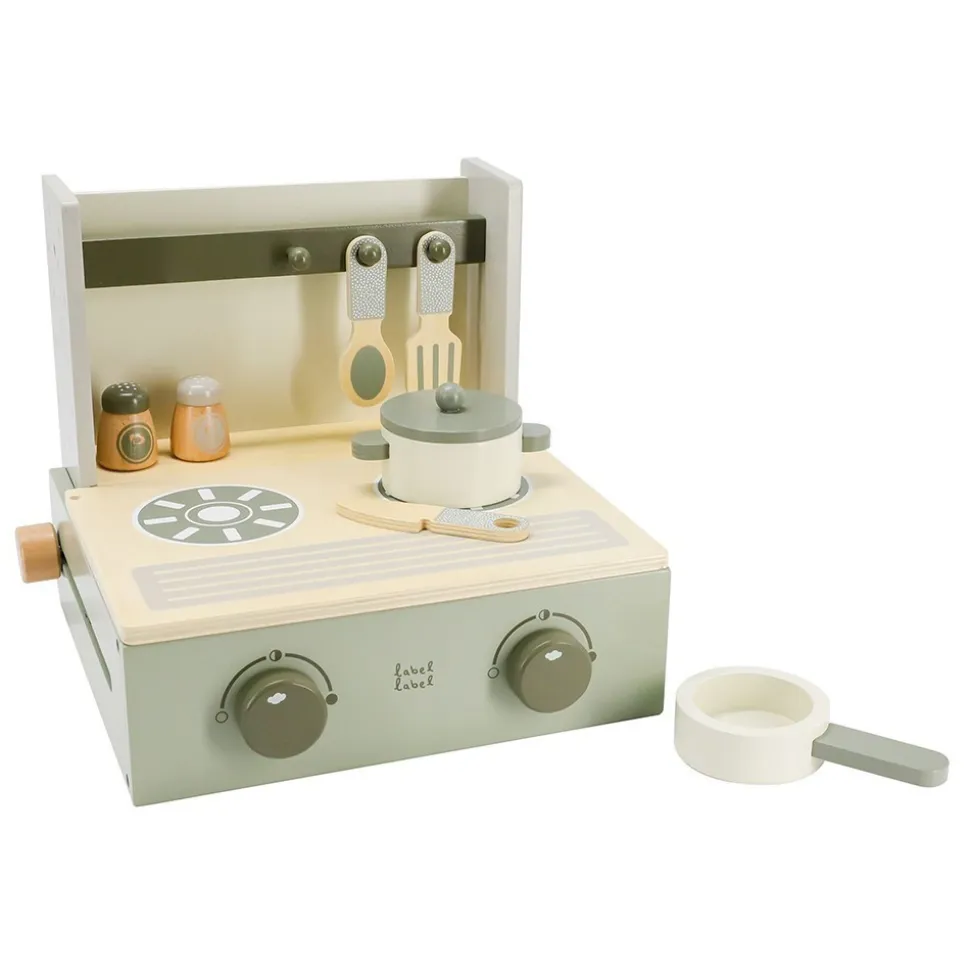 Cuisine pliable en bois - vert olive