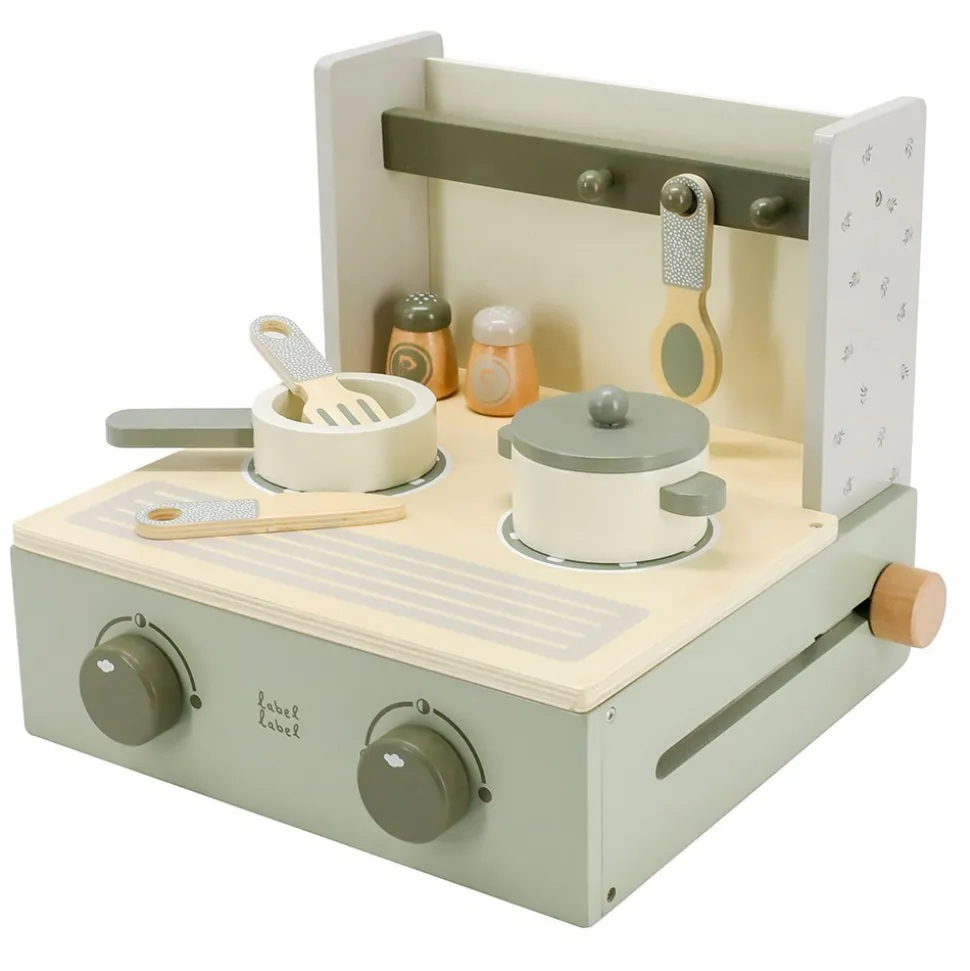 Cuisine pliable en bois - vert olive