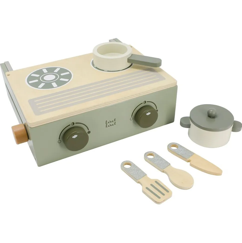 Cuisine pliable en bois - vert olive