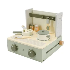 Cuisine pliable en bois - vert olive
