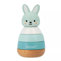 Culbuto empilable en bois lapin wwf
